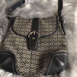 Authentic Coach crossbody signature bag. Gently used excellent condition.